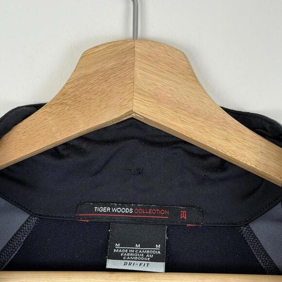 Nike Tiger Woods Collection 1/4 Zip Pullover Men Golf Dri-Fit Performance Sport - Picture 3 of 6